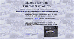 Desktop Screenshot of marquerestore.co.uk