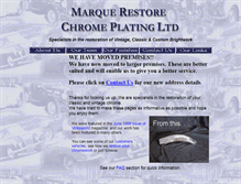 Tablet Screenshot of marquerestore.co.uk